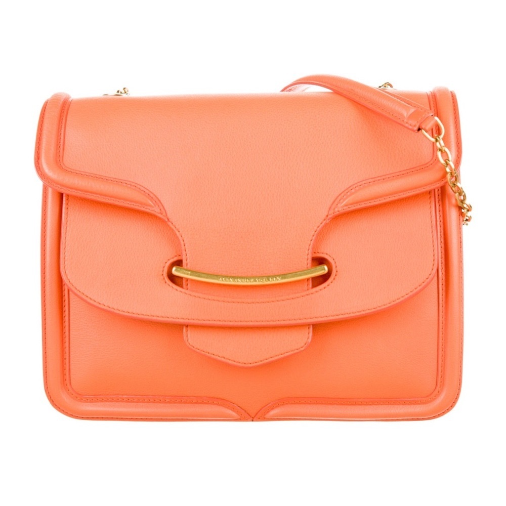 Alexander McQueen Lucite Heroine Shoulder Bag.